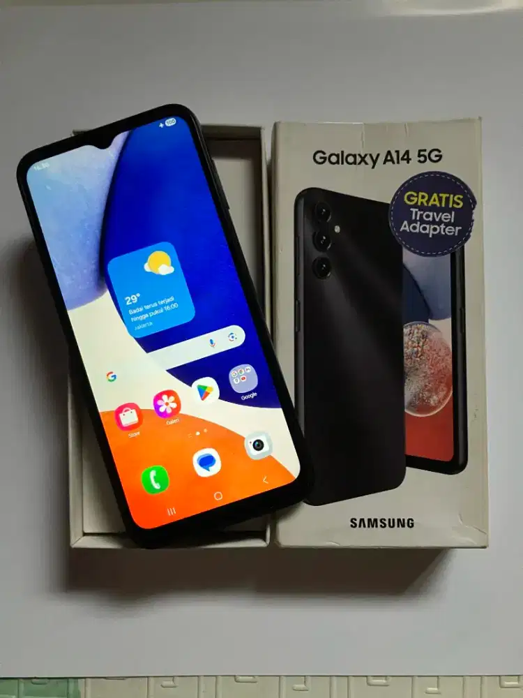 Samsung A14 6/128 5G Mulus Fullset Murah