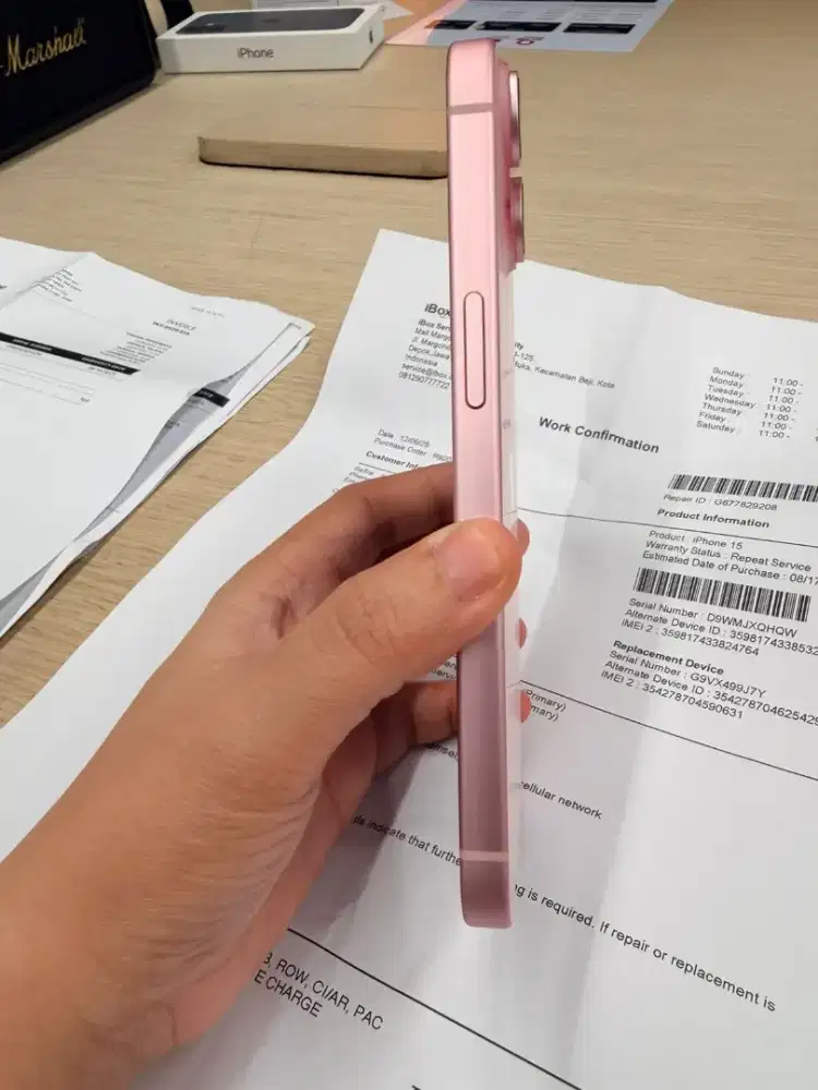 IPHONE 15 256 GB Warna Pink
