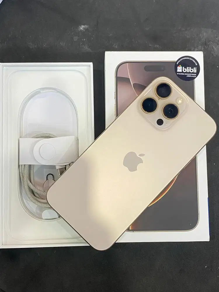 Second Iphone 16 Promax 256Gb Ibox dessert Fullset Original