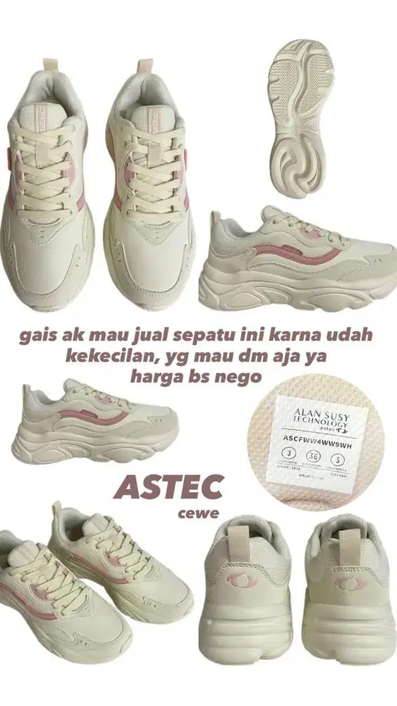 PRELOVED SEPATU ASTEC WOMEN