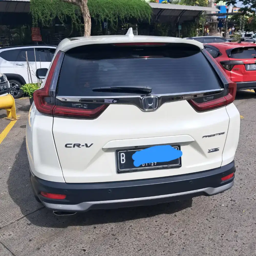 Jual crv turbo prestige sensing 2021 full ori km 57rb siap paakai
