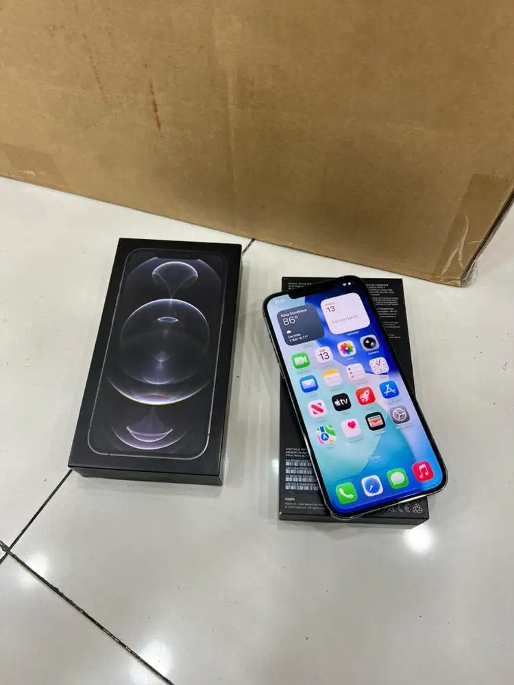 iphone 12 pro max 128gb ibox kondisi sesuwai postingan