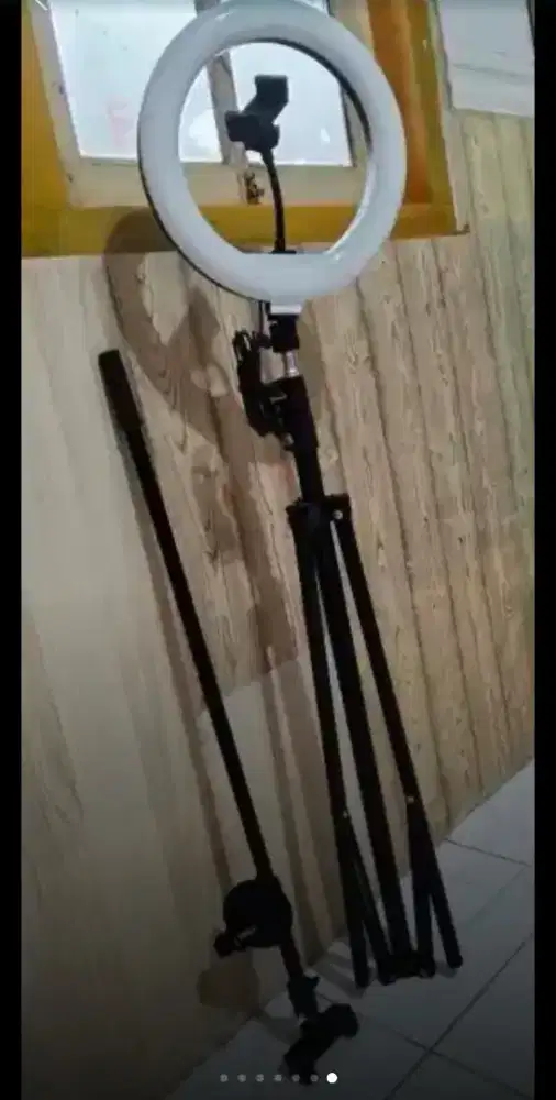 PERALATAN KONTEN LENGKAP LAMPU, HOLDER, TRIPOD 2M