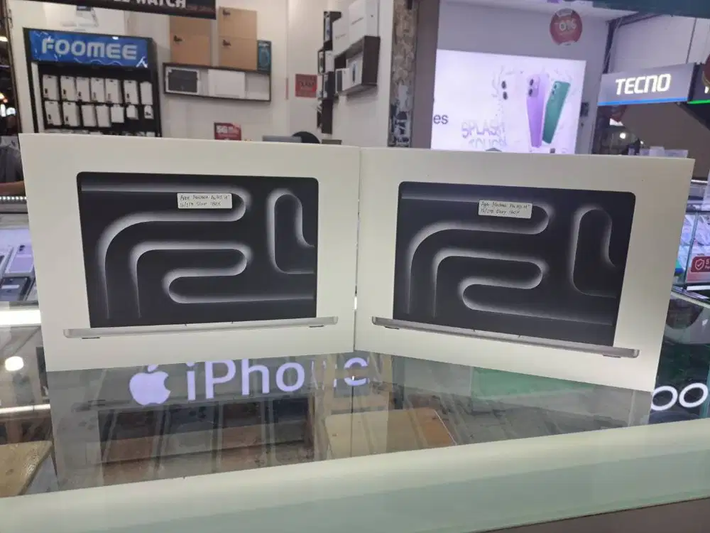 Macbook Pro M3 16/1TB SSD Silver 14 Inch BNIB Garansi IBOX
