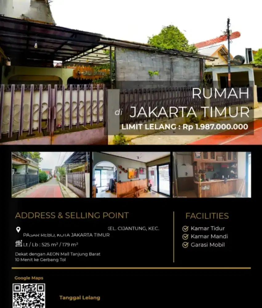 Rumah Cijantung Pasar Rebo