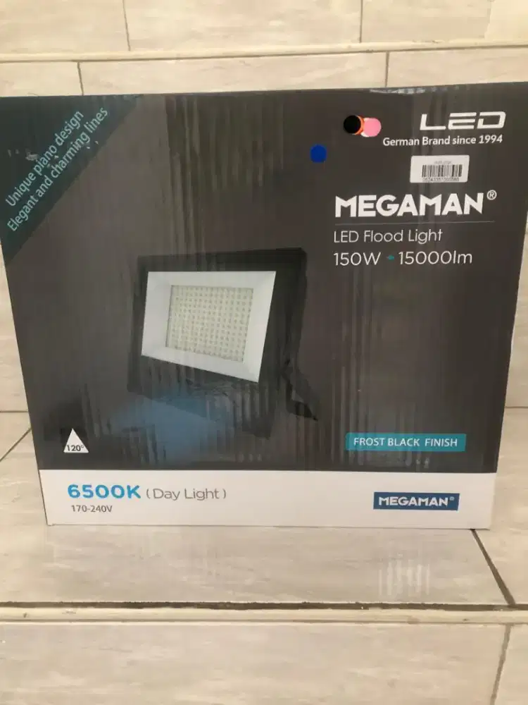 LAMPU SOROT 150 WATT 150W MERK MEGAMAN - BARU