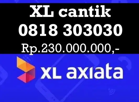 NOMOR CANTIK XL 30,sim cck ntuk iphone 17 pro max samsung fold 7 ultra