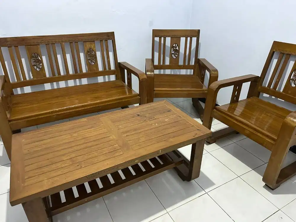 Dijual kursi tamu kayu jati