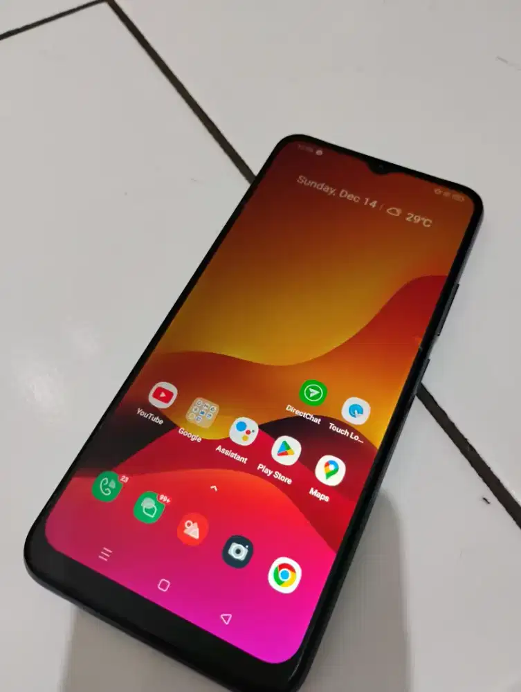 BU realme c12 fullset dus charger android