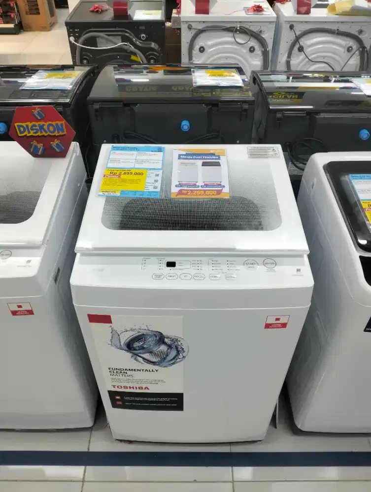 Credit Mesin Cuci Toshiba 8KG 400 Watt