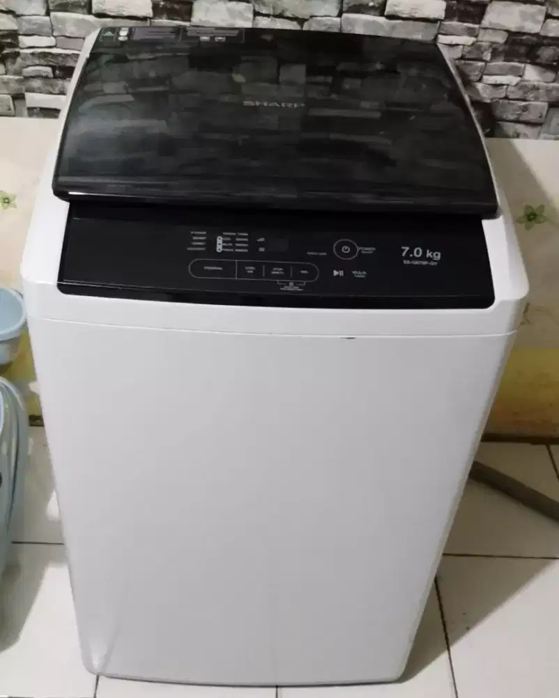 Mesin cuci sharp full otomatis masih normal banget