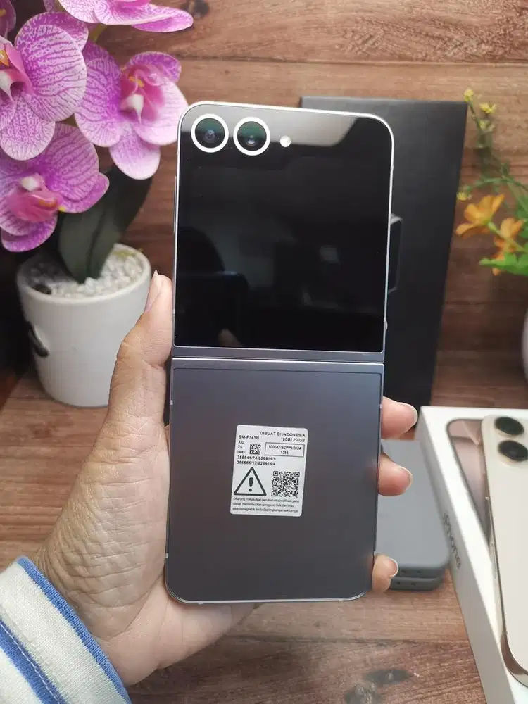samsung z flip 6 256gb silver mulus includ case bisa tuker tambah