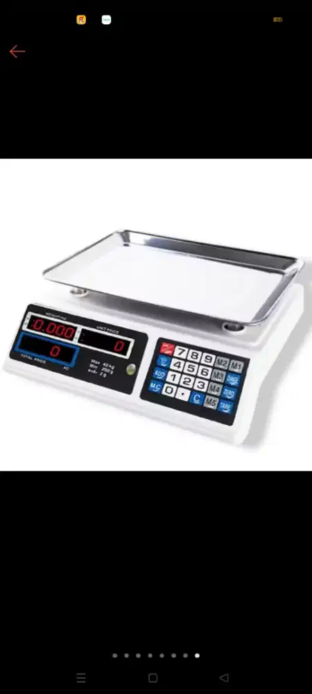 Dijual Timbangan Digital Double Display