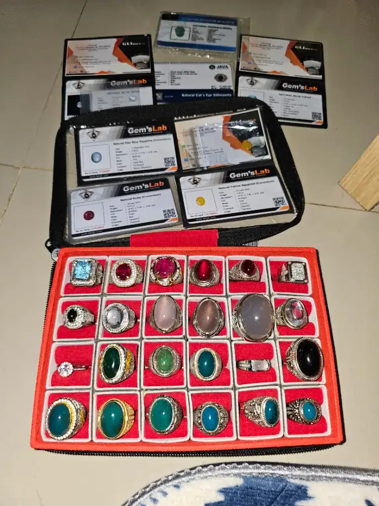 Borongan batu bacan, anggur, ruby,safir, topaz , pirus , moonstone