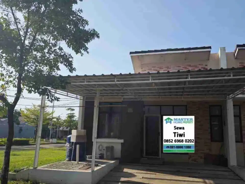 Disewakan rumah hoek  semi furnished kawasan citra raya Tangerang