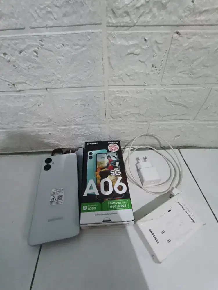SAMSUNG A06 5G 6+6/128 FULLSET ORI MULUS NO MINUS
