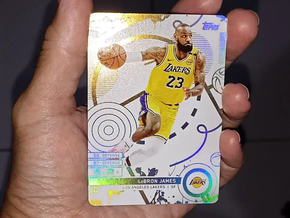 Kartu Basket Topps Lebron James Original