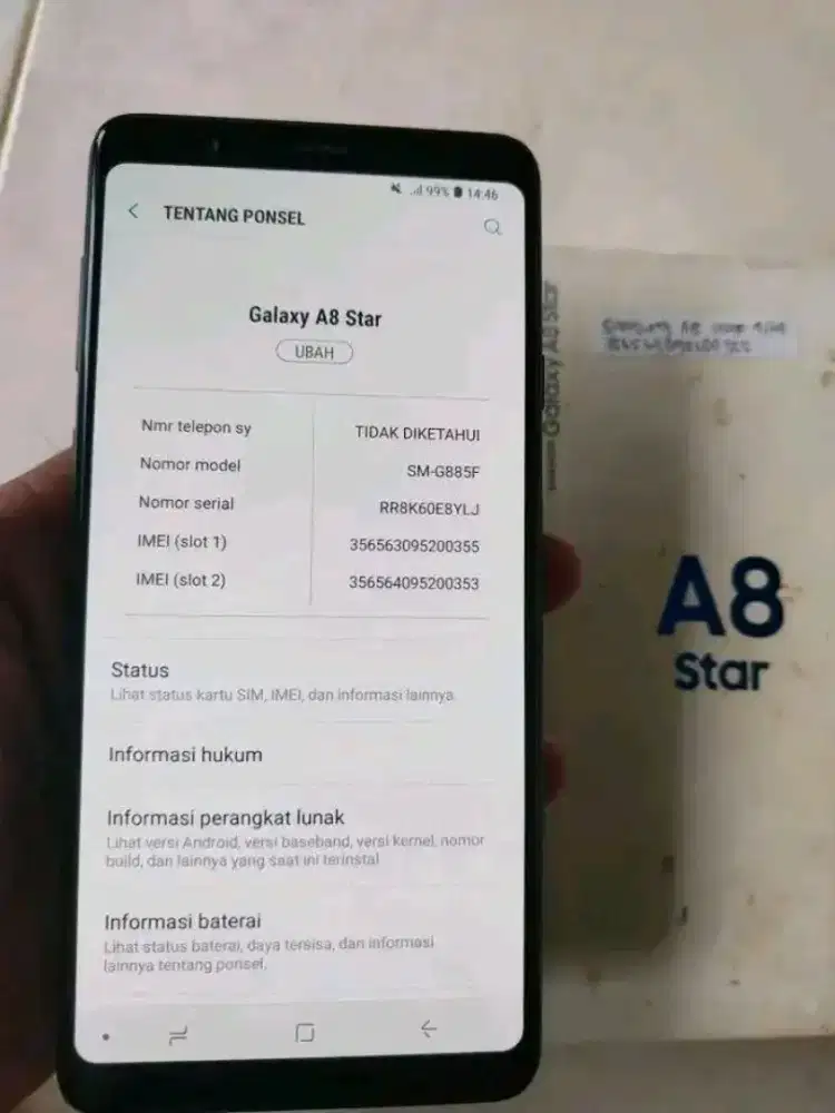 Samsung A8 Star