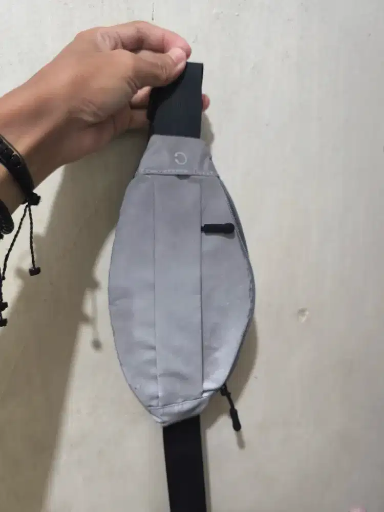 Tas lari kkv Sport Waistpack Tas Pinggang Olahraga Grey