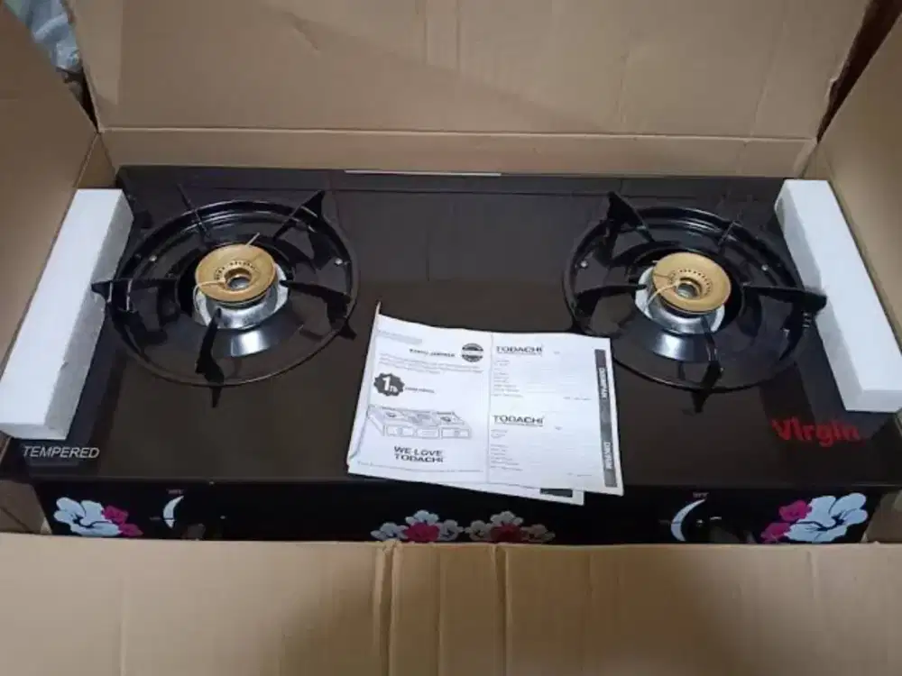 KOMPOR GAS VIRGIN Tempered