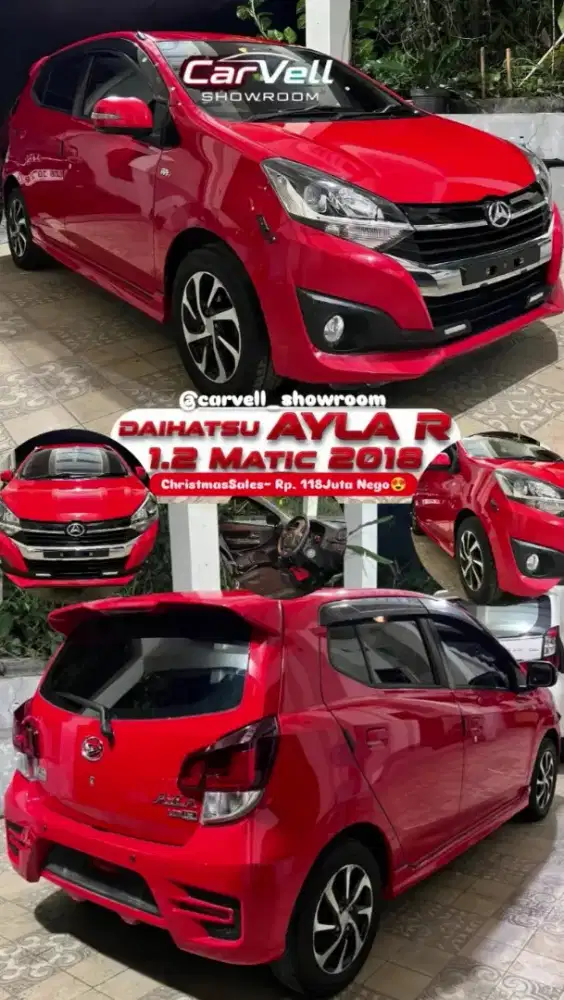 DAIHATSU AYLA R 1.2 MATIC 2018 + BONUS Menarik from CarVell