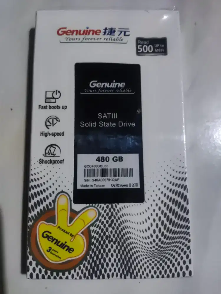 Jual ssd genuine 480gb