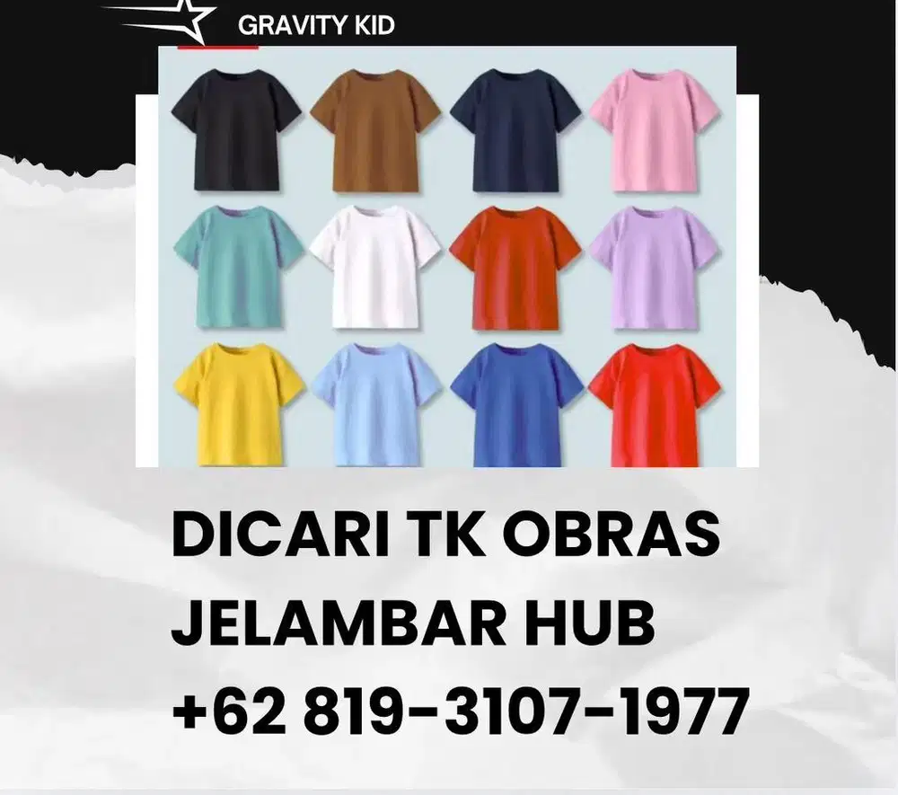 LOWONGAN OBRAS KAOS ANAK