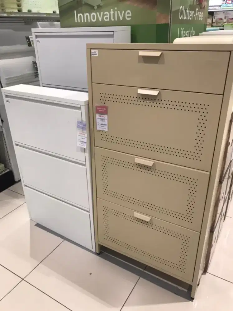 Kredit lemari stainlees bunga 0% free 2x angsuran