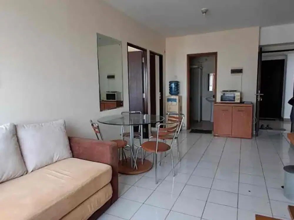 Jual apartemen Taman Rasuna 2KT fully furnished, SHMRS harga 1.2M nego