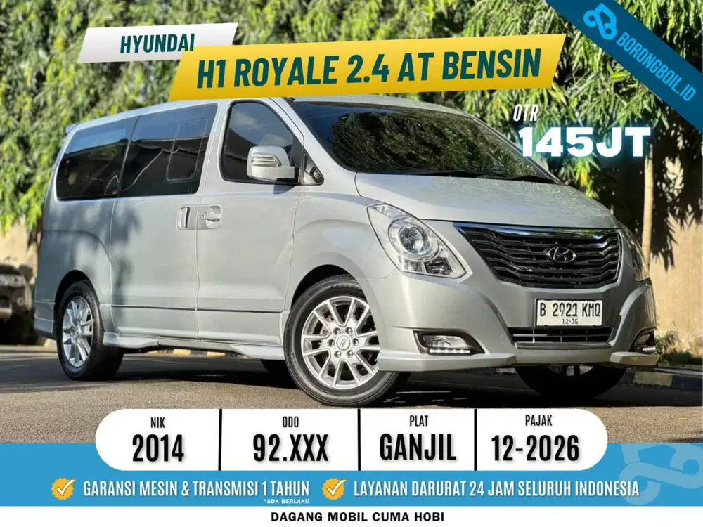 Hyundai H1 Royale 2.4 At Bensin 2014 Silver