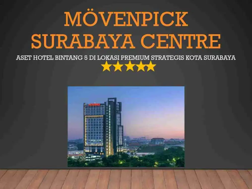Hotel Bintang 5 dijual di Surabaya Jawa Timur