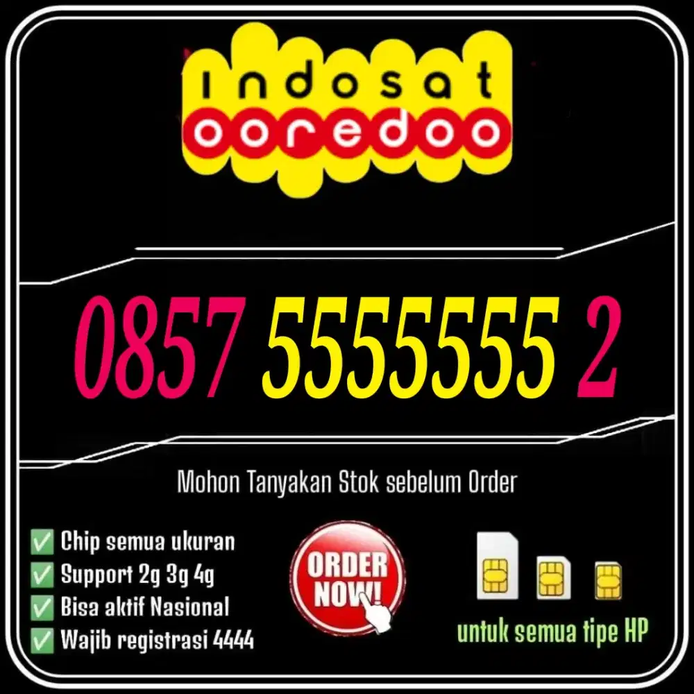 Nomer Cantik Indosat Sapta 5