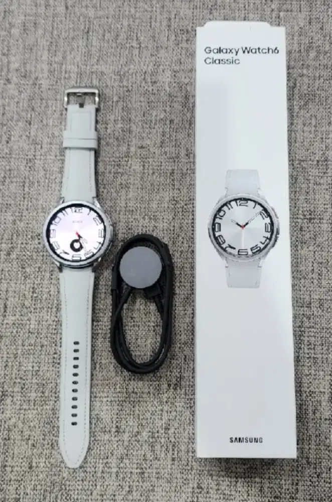 Murah jam tangan galaxy smart watch 6 lkp mulus normal