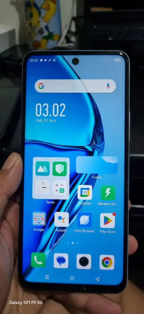 Hp infinix hot20s second kondisi mulus