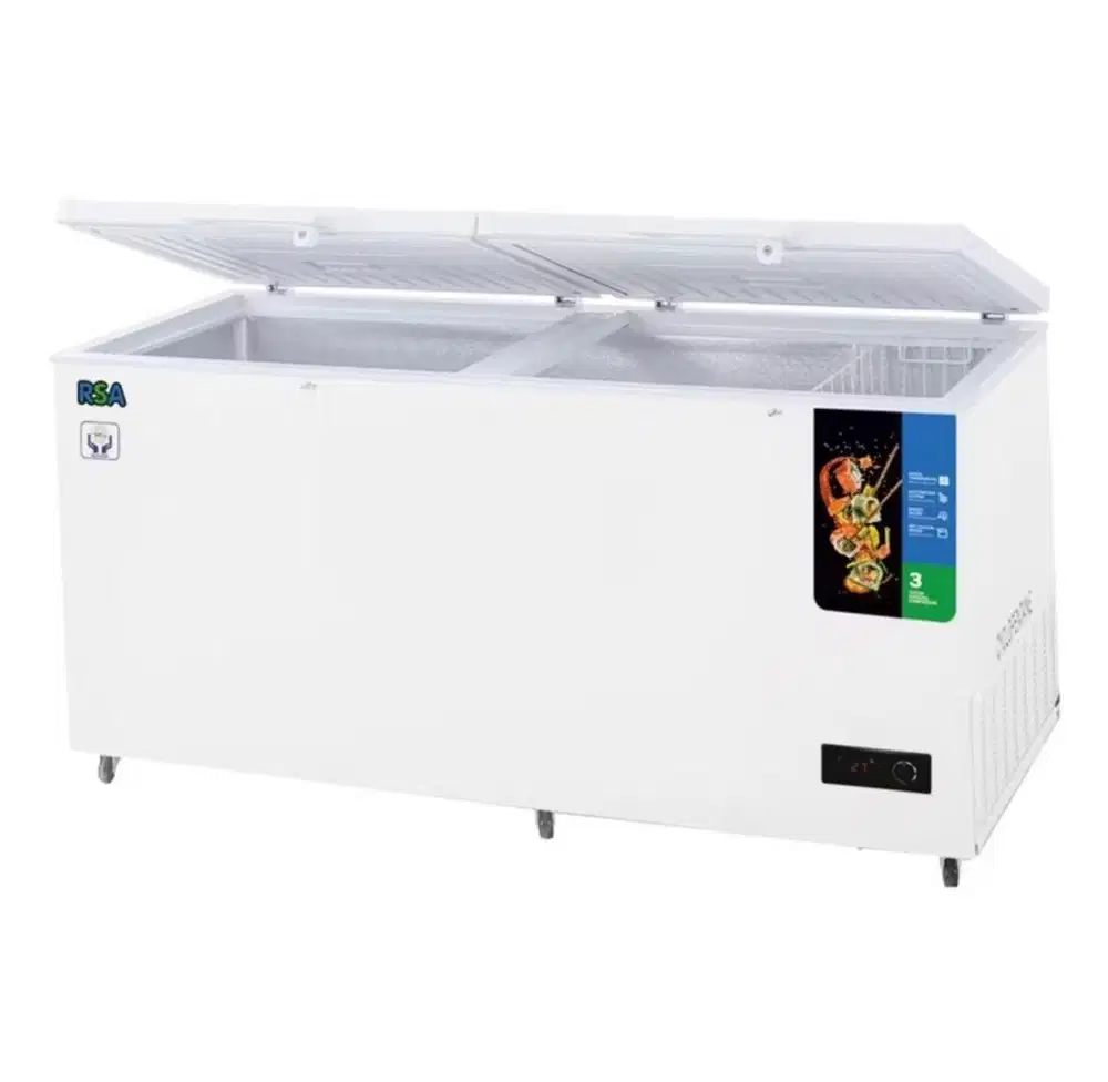 JUAL FREEZER BOX 500 LITER & SHOWCASE RSA 5 RAK DI RAWALUMBU BEKASI