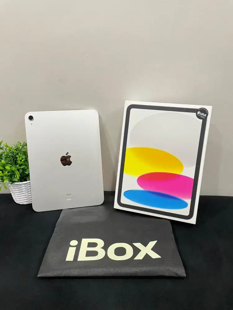 IPad 10 64GB iBox Silver mulus Fullset Ori WifiBH98% 3Utool 100 Grs On