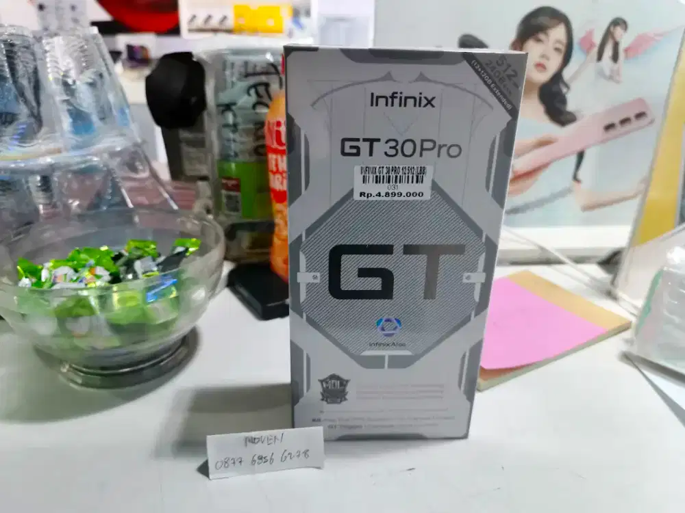 INFINIX GT 30 PRO 5G RAM 8+8/256GB ATLANTIS DAHSYAT