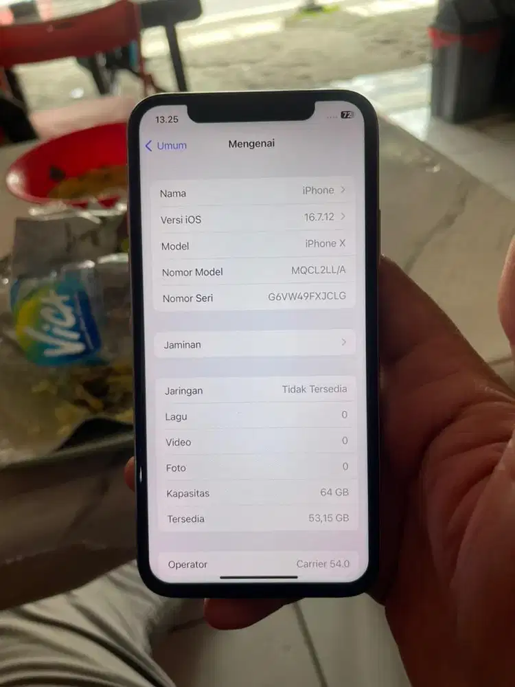 Iphone x siap pakai
