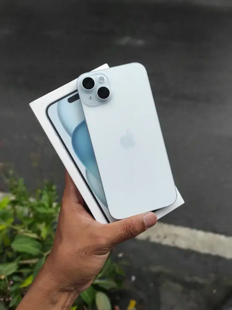 iPhone 15 plus 128gb BH 91% Garansi Resmi iBox Fulset original