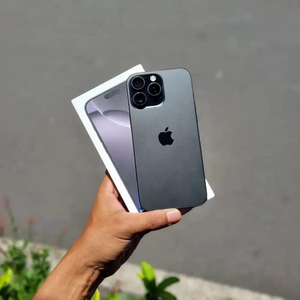 iPhone 16 pro max 256gb BH 100% Garansi Resmi iBox Fulset original