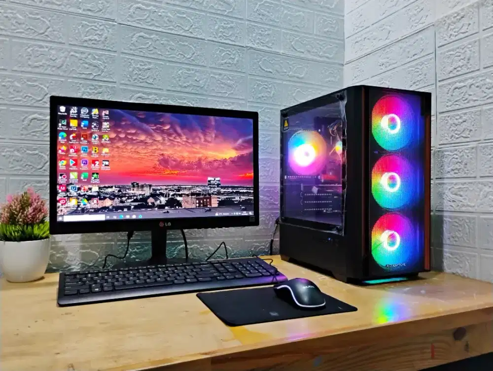 PC Gaming Editing Hemat i7 Siap Pakai