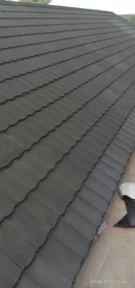 Pasang atap/Kanopi Rangka baja ringan dn rangka hollow galvanis