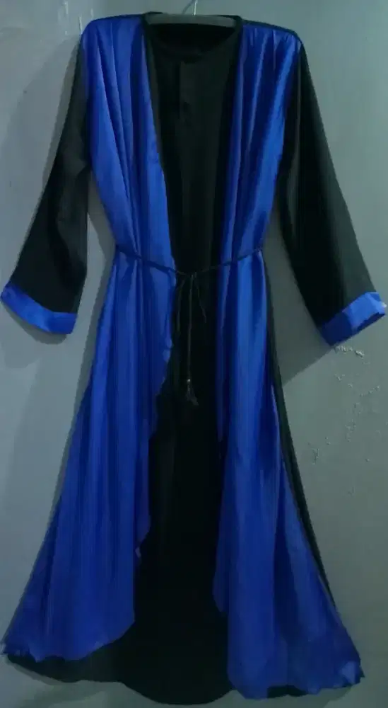 Abaya Biru Preloved - Masih bagus