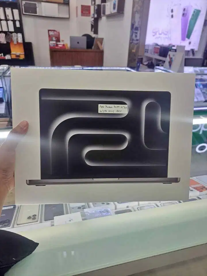 Macbook Pro M3 14 Inch 16/1TB SSD Space Gray New Segel Box