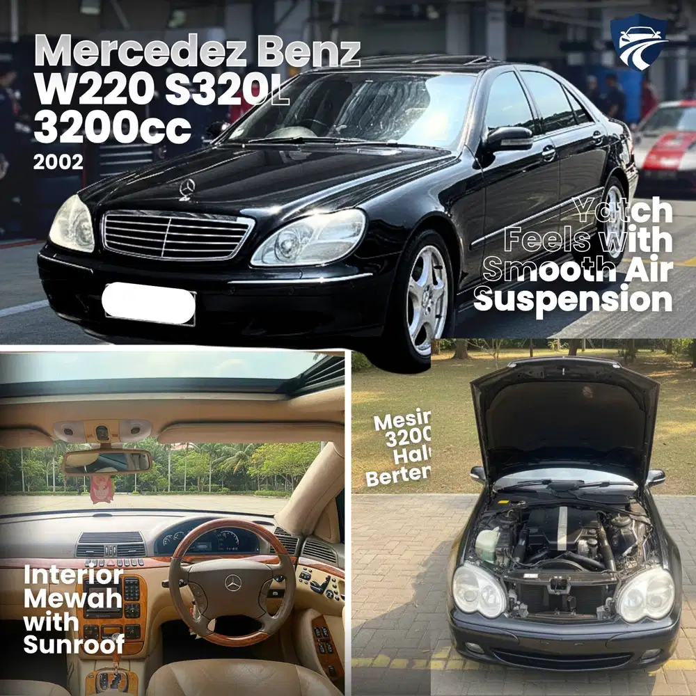 Langka! Mercedes Benz S-Class S320L W220 Limosin Mewah dengan Airsus