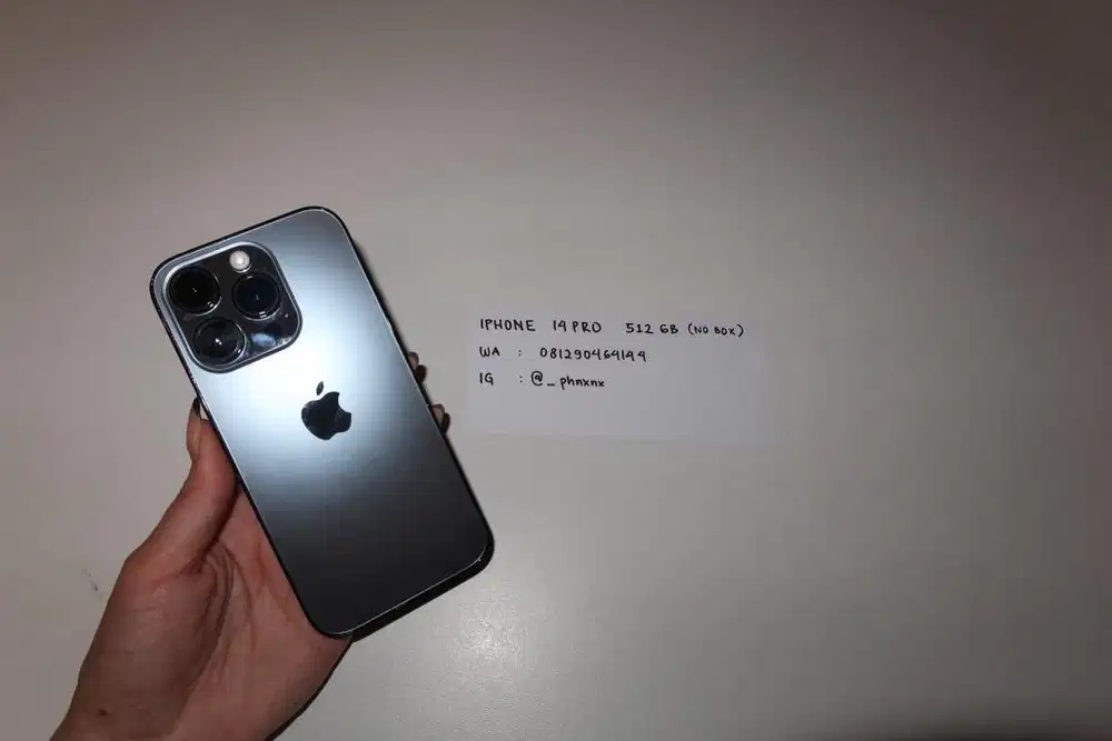 Jual Iphone 14 Pro 512GB (second) SPACE BLACK COLOR