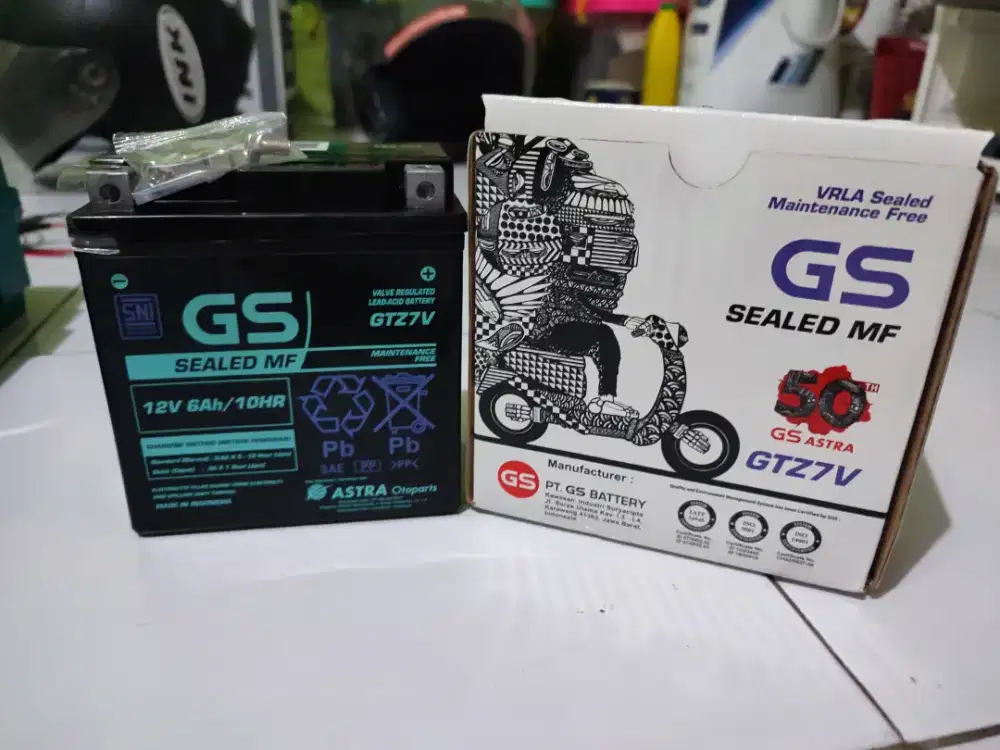 AKI GS ASTRA GTZ7V untuk N-Max Aerox PCX ADV