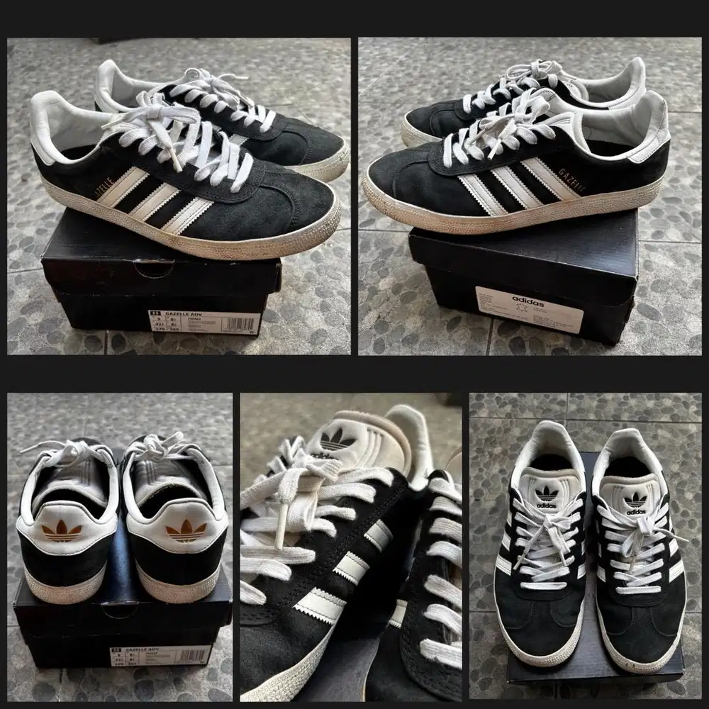 adidas gazelle adv original size 42 2/3, uk8, us9.