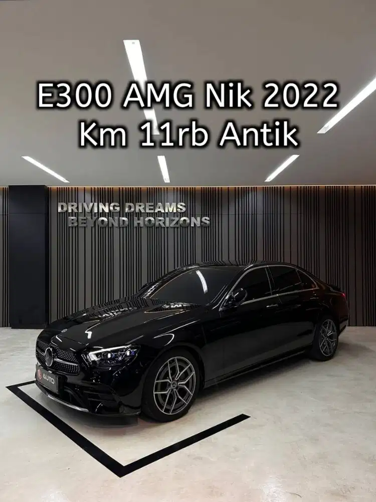Mercedes Benz E300 AMG LINE AT 2023 Hitam Mercy Km11rb B1811I Nik 202