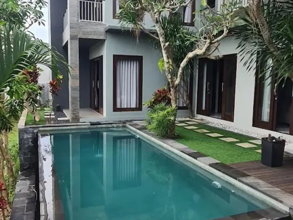 Dijual: Vila Pribadi Modern 4 Kamar Tidur dengan Kolam Renang — Jimbaran, Bali